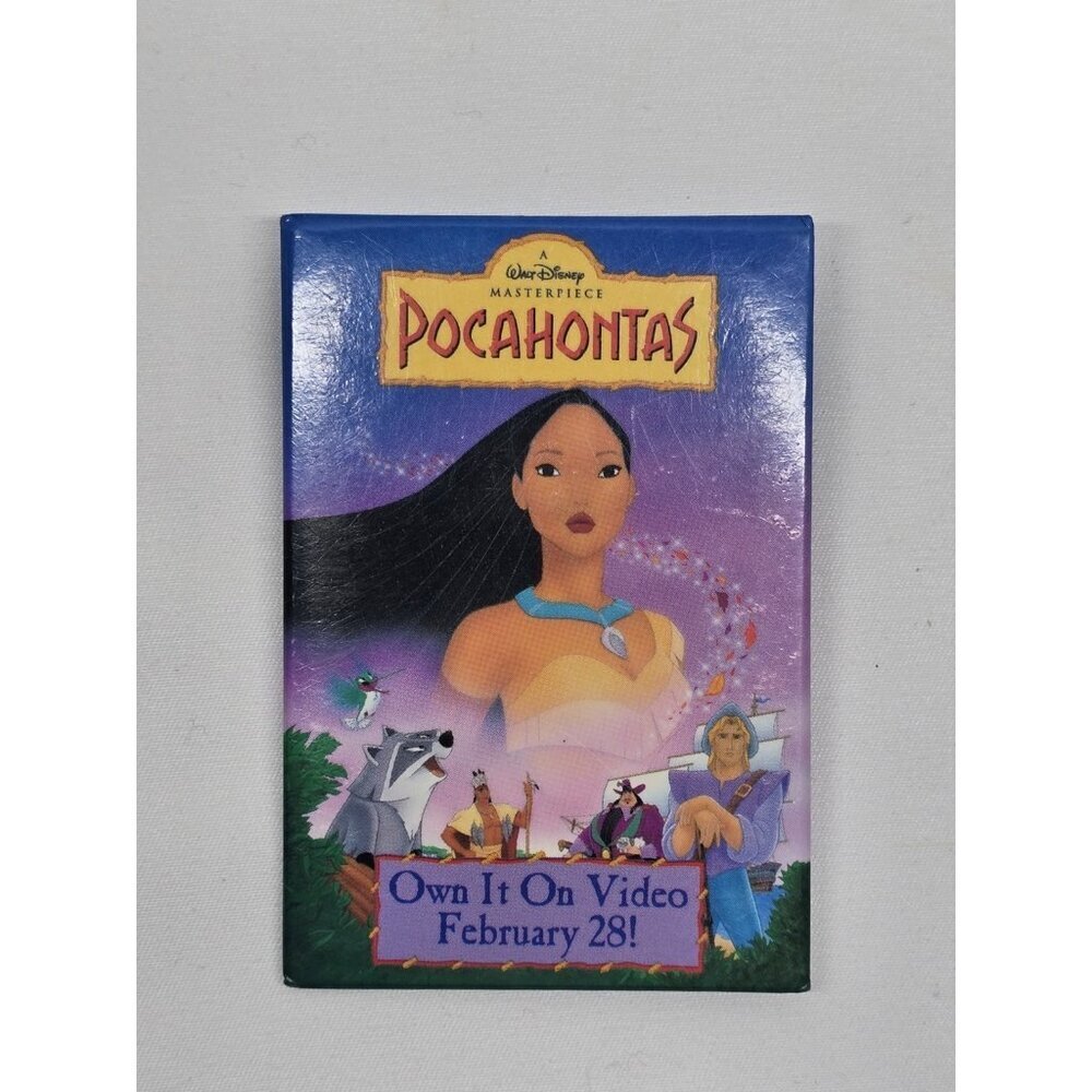 Vintage Pocahontas Video Promotional Pin  Employee Rare